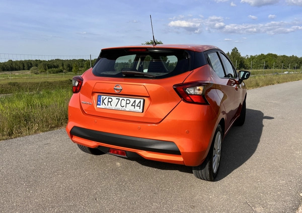 Nissan Micra cena 44500 przebieg: 77000, rok produkcji 2017 z Kraków małe 781